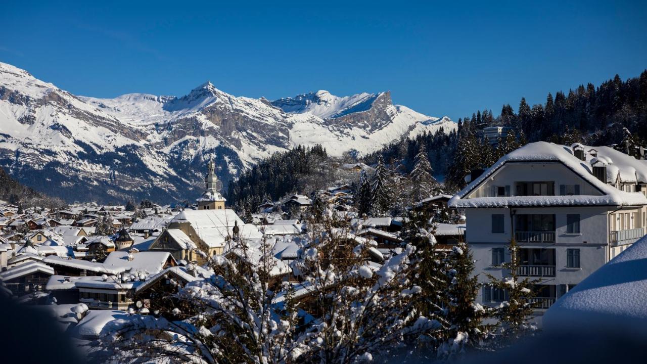 Au Coin Du Feu Hotel Megeve Luaran gambar